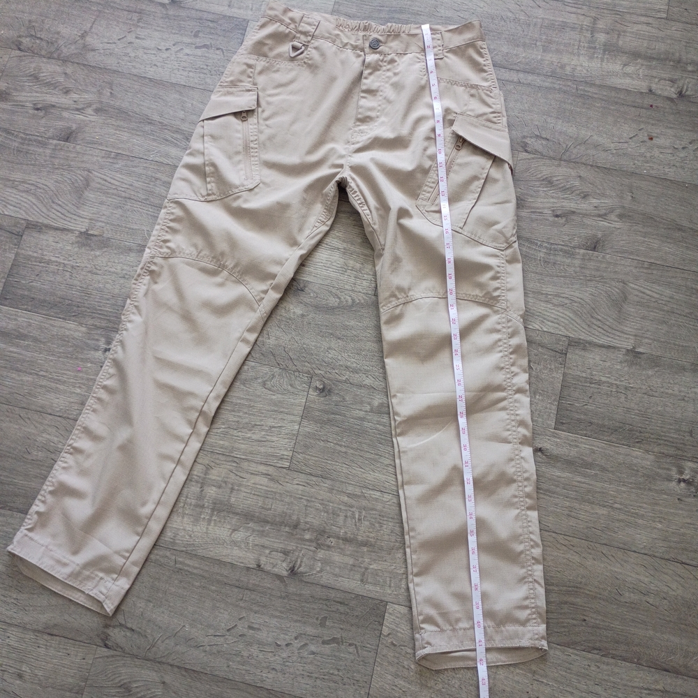 Women's Beige V2 Tactical Cargo Pants-M - Picture 4 of 7